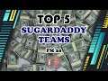 Top 5 sugar daddy teams | fm 20 | Football manager 2020 |