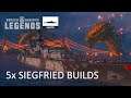 5x Siegfried Builds (World of Warships: Legends Xbox SX)