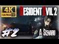 Resident Evil 2 (PS4) Leon A Gameplay Walkthrough Part 2 [4K/60fps]