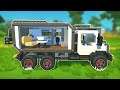 A 6x6 Mobile Camper Truck, Incredible Roller Coaster and MORE! - Scrap Mechanic Best Builds