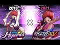 [KOF XV] 셸미 비교 ｜SNK 히로인즈 Tag Team Frenzy(2018) - KOF XV(2021)
