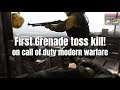 (FIRST GRENADE THROW KILL!) Call of Duty Modern Warfare - 2v2 Gunfight ALPHA