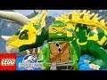 MICHELANGELO TARTARUGAS NINJAS E SEU DINOSSAURO no LEGO Jurassic World Criando Dinossauros #100
