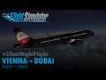 [SilentNightFlight] VIENNA to DUBAI - Austrian A320neo (MS Flight Simulator)