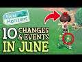 Animal Crossing New Horizons: 10 CHANGES & EVENTS in JUNE (Summer Updates & Tips You Should Know)