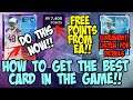 *FREE POINTS FROM EA* HOW TO GET THE BEST CARD ~ GHOST OF FUTURE MADDEN 21 ULTIMATE TEAM ZERO CHILL