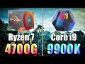 Ryzen 7 4700G vs Core i9 9900K | PC Gameplay Benchmark Test