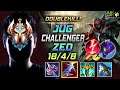 Challenger Zed Jungle vs Kha'Zix - 챌린저 정글 제드 템트리 룬 그림자 감전 ゼド Зед 影流之主 劫 - LOL KR 11.18
