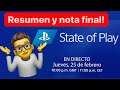 Nota final State of Play