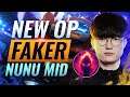 NEW OP BUILD: How Faker is DESTROYING Solo Queue With NUNU MID - League of Legends