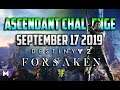 Ascendant Challenge September 17 2019 Guide Solo | Destiny 2  | Corrupted Eggs & Lore Locations