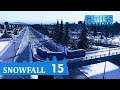 🏡 Cities Skylines gameplay español | ep 15 - SNOWFALL - Ampliación zonal, Ferry y autopista