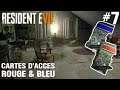 RESIDENT EVIL 7 MODE SURVIE : CARTES D'ACCES ROUGE & BLEU - LET'S PLAY FR #7 | RE7 GAMEPLAY FRANÇAIS