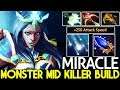Miracle- [Crystal Maiden] Monster Mid Killer Build Cancer Gameplay 7.22 Dota 2