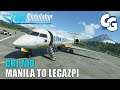 VOR Departure from Manila (RPLL) to Legazpi (RPLP) - Microsoft Flight Simulator
