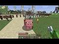 Mr. Piggy Pig wins the race! - Minecraft 1.14.2 - Funny Moments