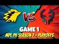 ONIC vs EXE [Game 1] MPL-PH S7 Playoffs Day 2 (ENGLISH) | MLBB