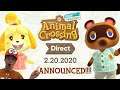 Animal Crossing New Horizons Direct OFFICIALLY ANNOUNCED!!!!