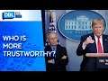 President Trump vs. Dr. Fauci: Who is more trustworthy?