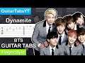 BTS - Dynamite Guitar Tutorial [TABS] (Fingerstyle)