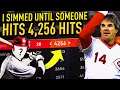 I SIMULATE UNTIL SOMEONE HIT 4,256 HITS in MLB the Show 21