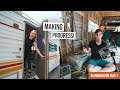 Vintage RV Renovation! - FINALLY Re-sealing the Door + Removing Old Wiring ⚡️ (Ep. 7)