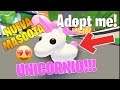 Nueva Mascota UNICORNIO en Adopt me! OMG!! 😱 - ROBLOX