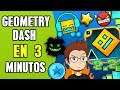 GEOMETRY DASH EN 3 MINUTOS O MAS! | Raxter
