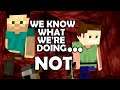 PROGRESS | In the Nether w/ Nothing (Part 13) Minecraft SPLITSCREEN 2Player Nintendo Switch