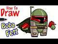 How to Draw Boba Fett for Among Us
