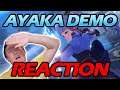 AYAKA DEMO REACTION & ANALYSIS! | GENSHIN IMPACT 2.0