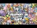 Top 7: Pokémon de KANTO