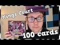 Unpacking 100 Yugioh Cards Kings Court