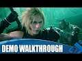 Final Fantasy VII Remake 4K Gameplay - Full Demo Walkthrough