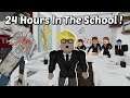 Bloxburg 24 hours: locked in the School!