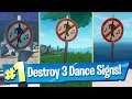 Destroy No Dancing Signs Locations - Fortnite Boogie Down Challenge