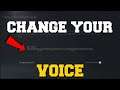 PS5 HOW TO CHANGE YOUR VOICE! BEST METHOD