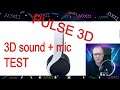 Sony Pulse 3d  *TEST sound + mic