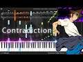 【FULL】The God of High School 『ゴッド・オブ・ハイスクール』 Opening - Contradiction (Piano)