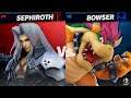 Super Smash Bros Ultimate-Sephiroth Vs Bowser/Hero/Wolf