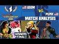 SFV AE Match Analysis: Capcom Cup 2019 Top 8 WINNERS FINAL - Idom vs. Punk