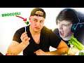 Sweatcicle Reacts to Buzzefeed's  This Guy Eats Vegetables For The First Time Ever