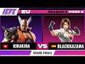 Blackkazama (Asuka) vs Kirakira (Heihachi, Zafina, Katarina, Eliza) - Grand Finals ICFC EU S3 Week 9
