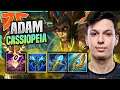 ADAM IS INSANE WITH CASSIOPEIA! - FNC Adam Plays Cassiopeia TOP vs Riven! | Patch 11.17