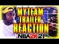 BIG *NEWS* NBA 2K21 MYTEAM! Trailer Reaction and GamePlay!
