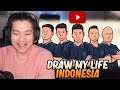 Reaction Draw My Life Gw Sendiri! Dari Pro Player, Sampe Jadi Kang Freestyle - Draw My Life