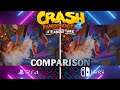 Crash Bandicoot 4: It's About Time| PS4 / Switch- Comparison