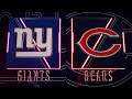 New York Giants vs Chicago Bears Week 12 NFL Gameplay 11.24.19