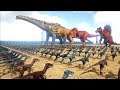 2000 Troodons VS ARK Dinosaurs | Cantex