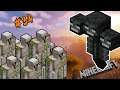 Wither Boss Vs *100 Golems*  Vs Army Of Pigs  (In Minecraft Survival) #34